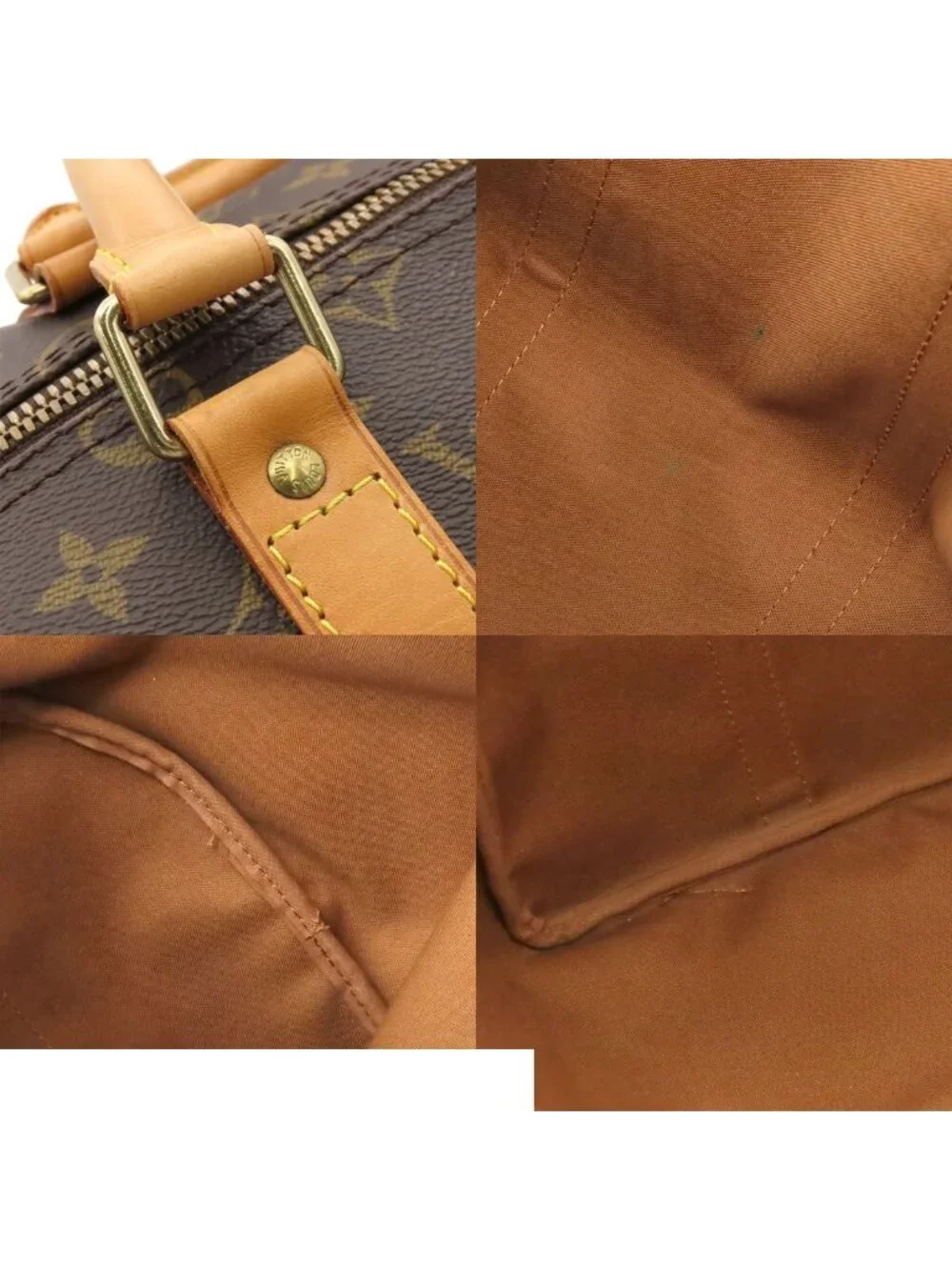 Louis Vuitton Keepall Bandouliere 50 Monogram Canvas 2-Way Shoulder Bag